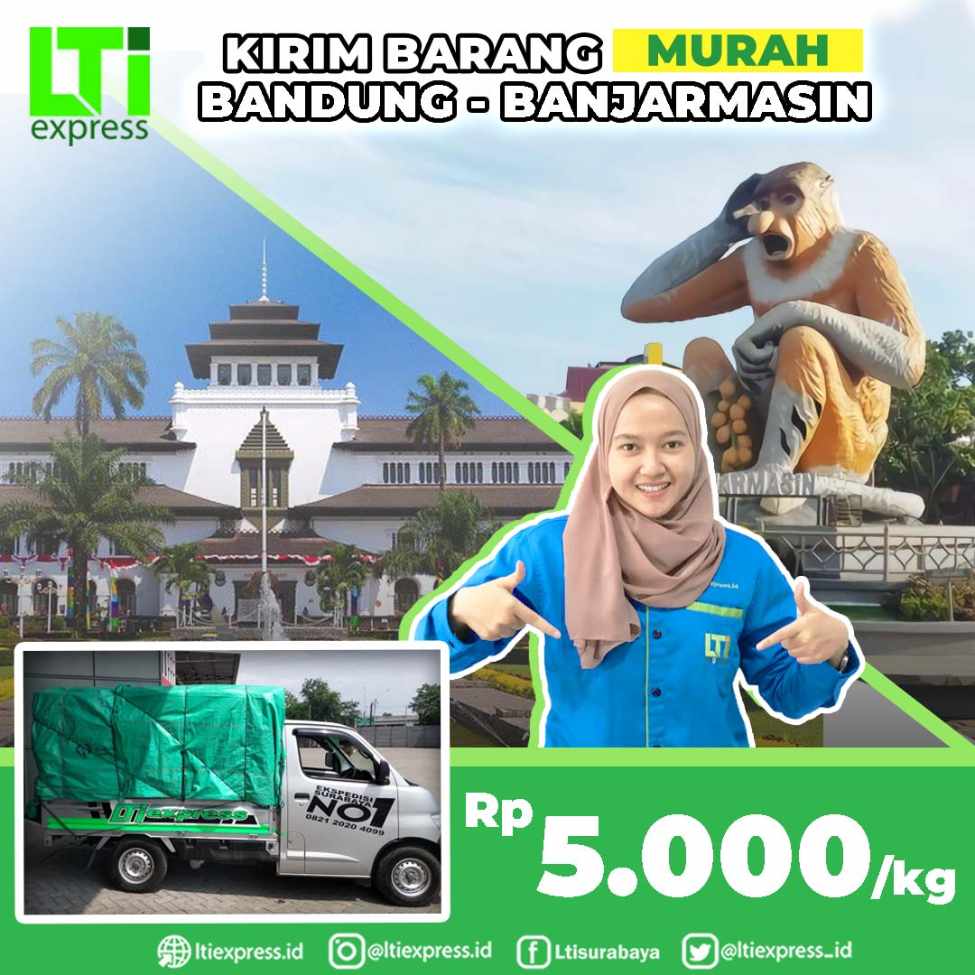 cargo murah bandung ke banjarmasin