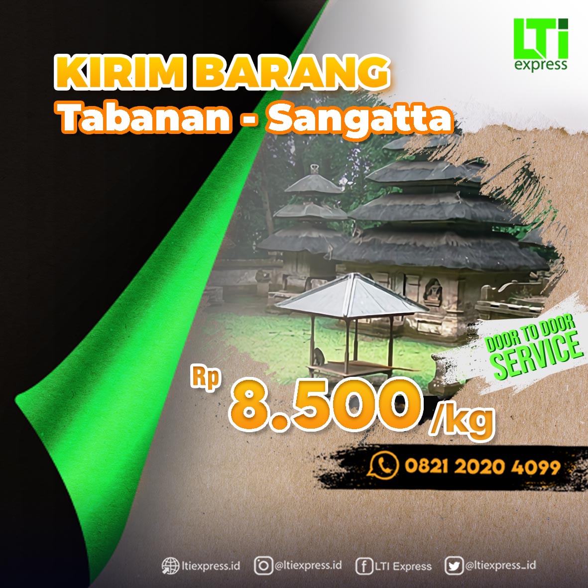 ekspedisi tabanan sangatta