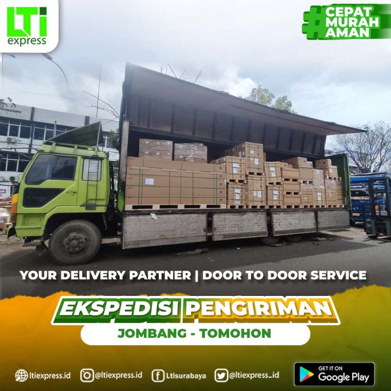 ekspedisi jombang ke tomohon