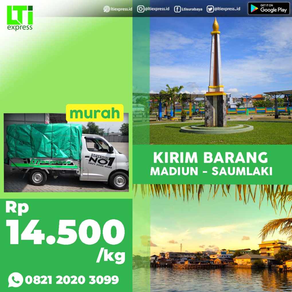 cargo murah madiun saumlaki