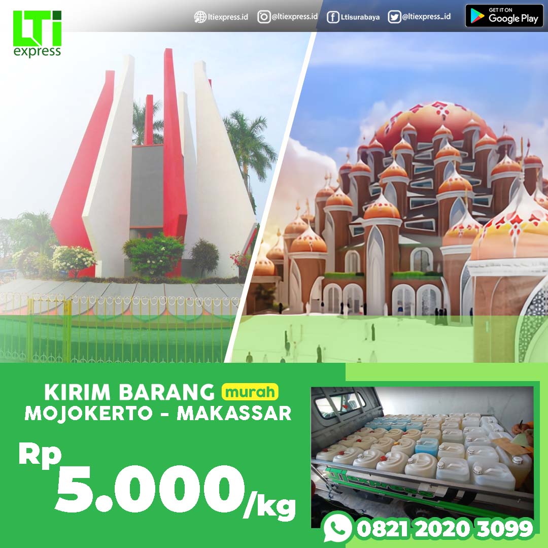 cargo murah mojokerto makassar