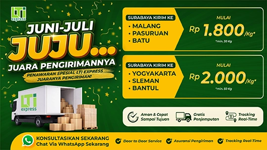 Promo pengiriman surabaya