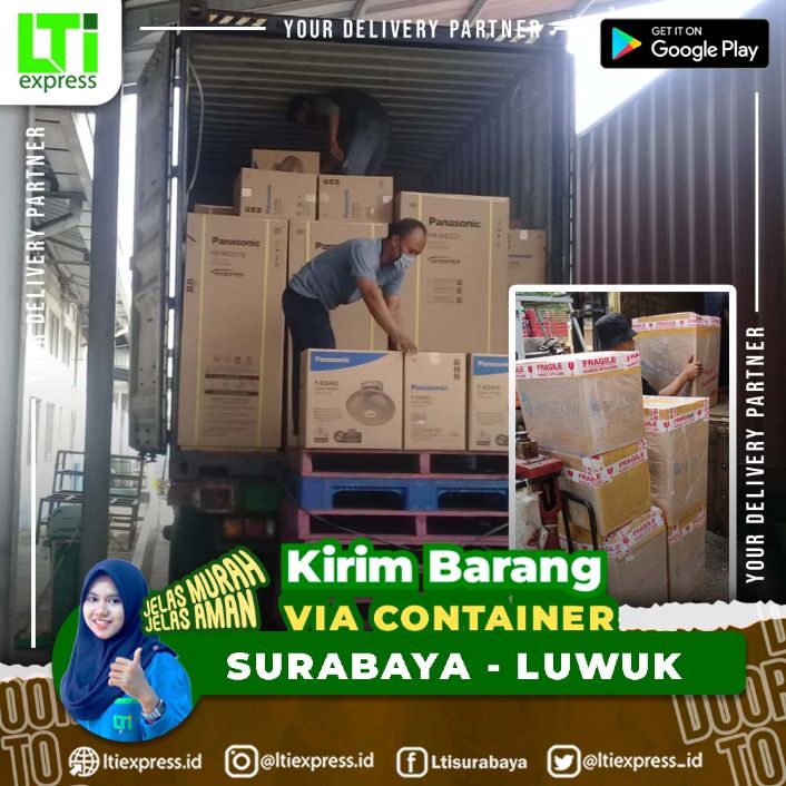 container surabaya luwuk