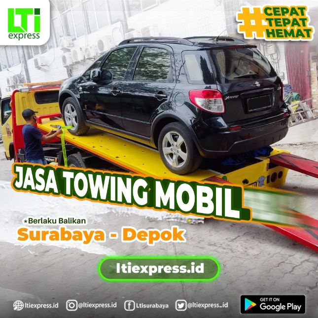 jasa towing mobil depok surabaya