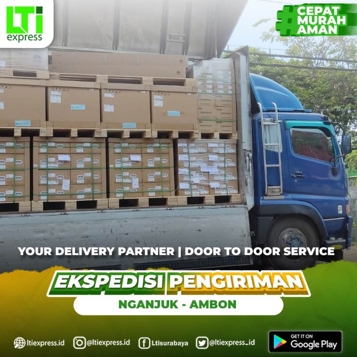 ekspdisi nganjuk ke ambon