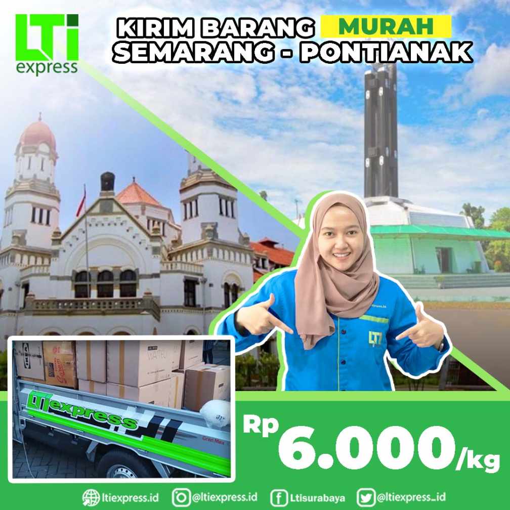 cargo murah semarang ke pontianak
