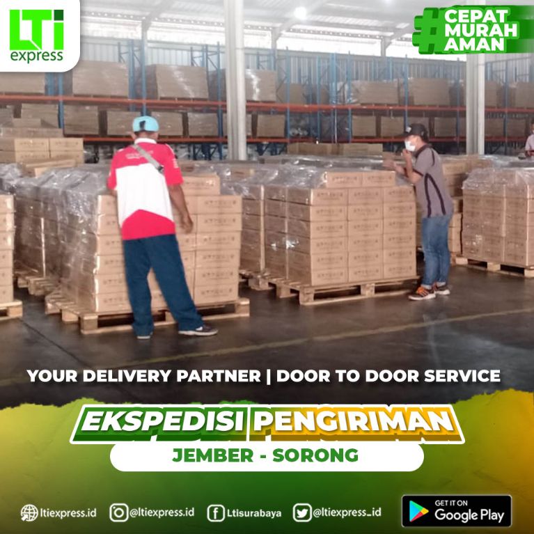 ekspedisi jember ke sorong