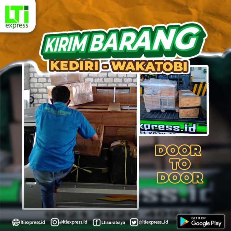 ekspedisi murah kediri wakatobi