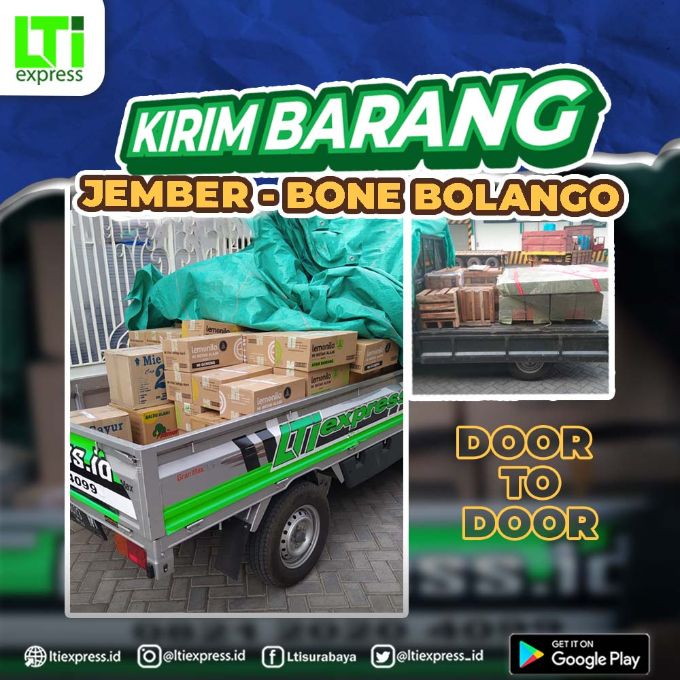 ekspedisi murah jember ke bone bolango