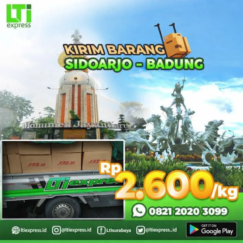 ekspedisi murah sidoarjo badung
