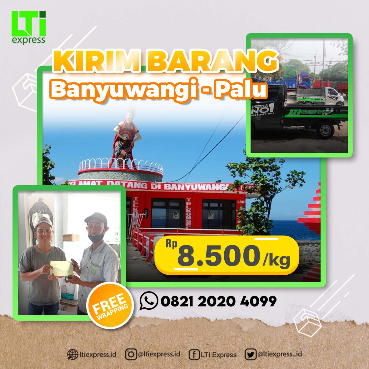 ekspedisi banyuwangi palu