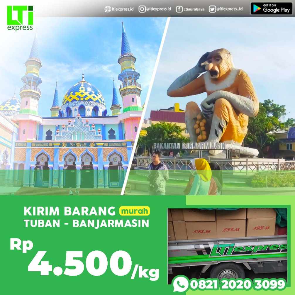 cargo murah tuban banjarmasin